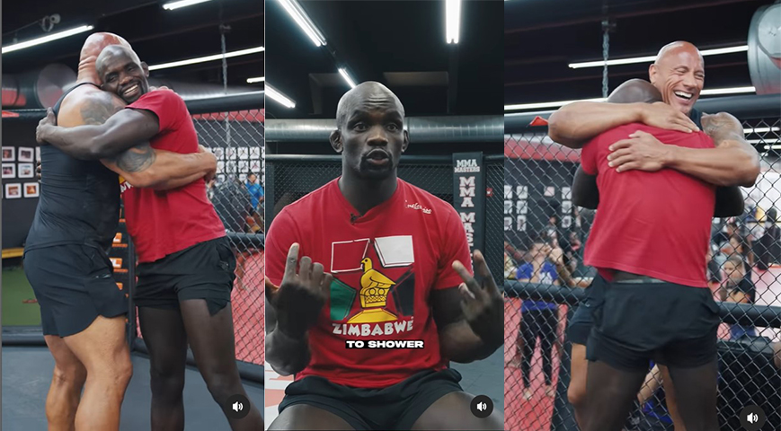 Dwayne Johnson 'The Rock' Gifts Zimbabwean UFC Fighter, Themba Gorimbo a New House